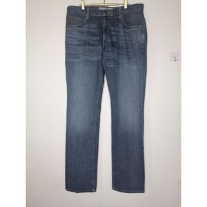 Ariat M4 Legacy Jeans Mens 34x38 Blue Relaxed Boot Cut Stretch Denim